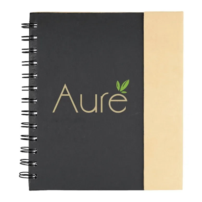 Customizable FSC® Mix Lock-It Spiral Notebook with Pen (6.5" x 7") — view 6