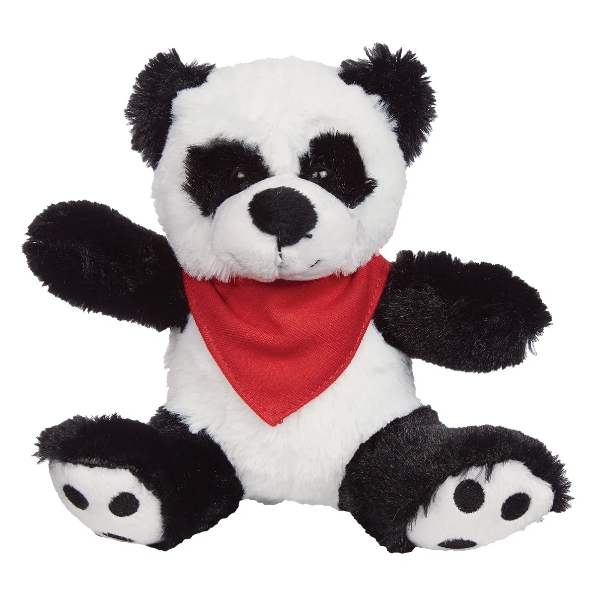Branded panda toy shown as a giveaway gift idea