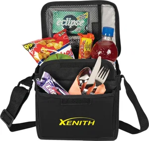 6-Can Lunch Cooler with PEVA Insulation, 600D PolyCanvas