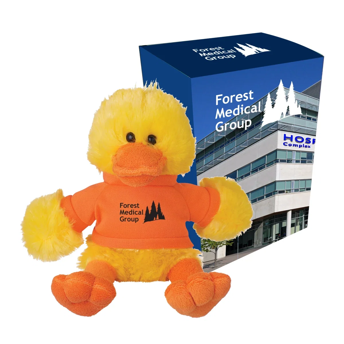 Compact duck toy that fits easily in a palm