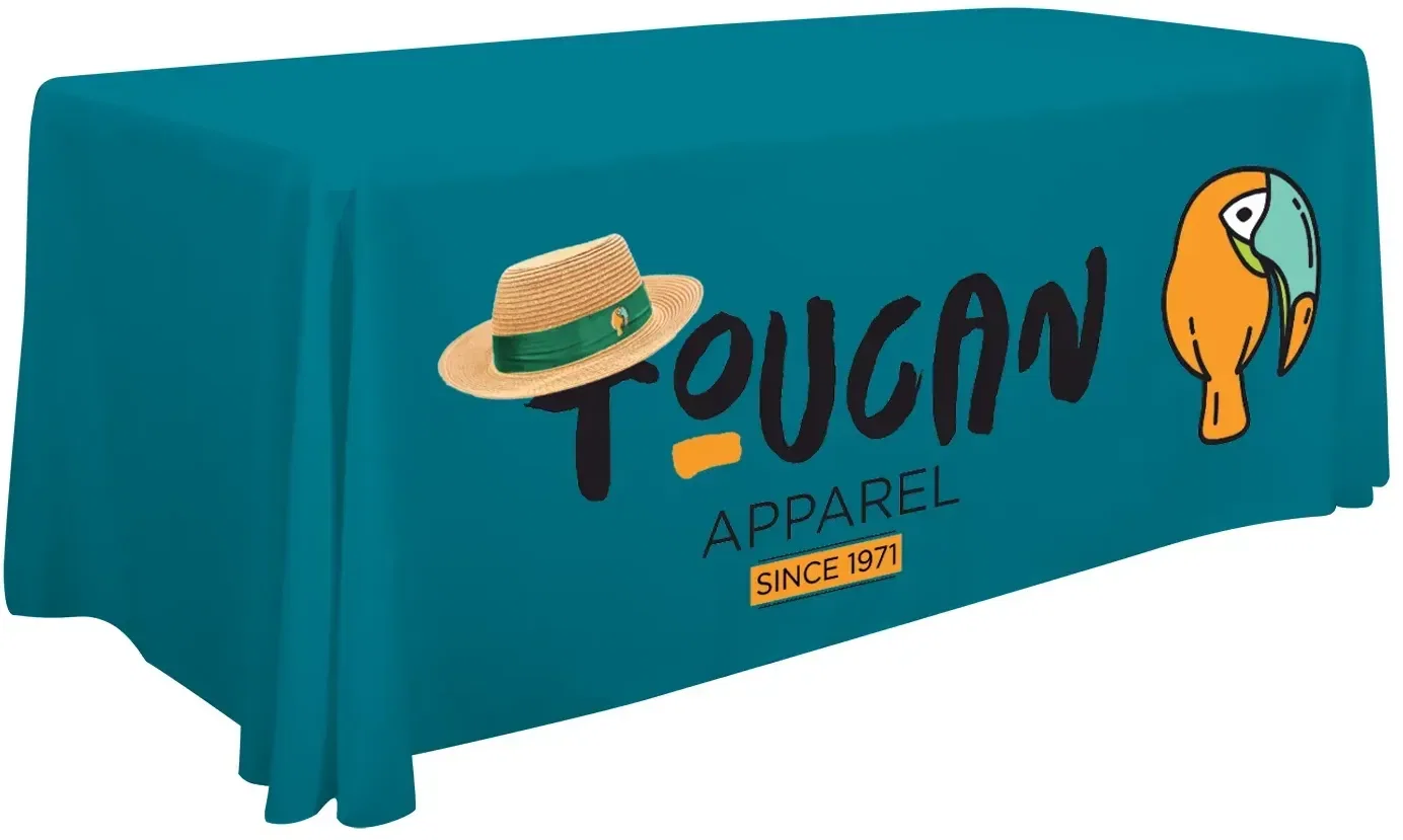 6' Economy Table Throw (Full-Color Front Only) — view 5