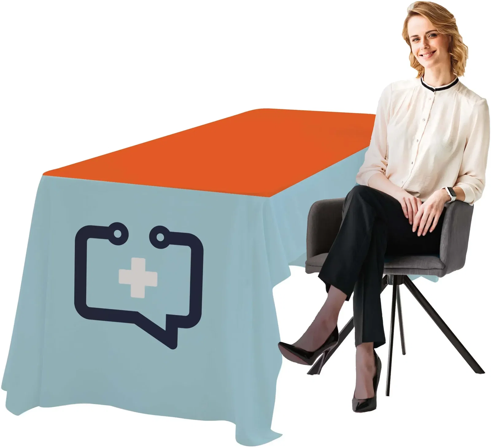 6' Economy Table Throw (Full-Color Full-Bleed) — view 4