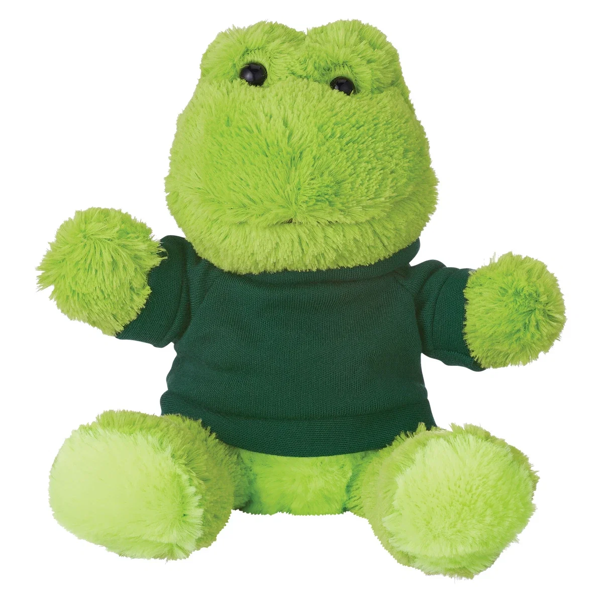 Face detail on the six-inch frog toy
