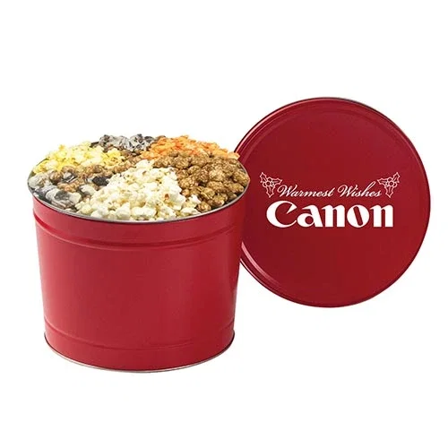 6-Flavor Gourmet Popcorn Sampler Gift Box — view 3