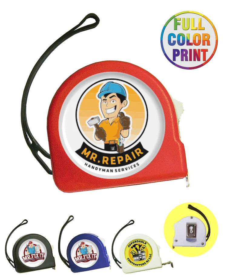 6 ft. Tape Measure with Belt Clip and Wrist Strap — view 2