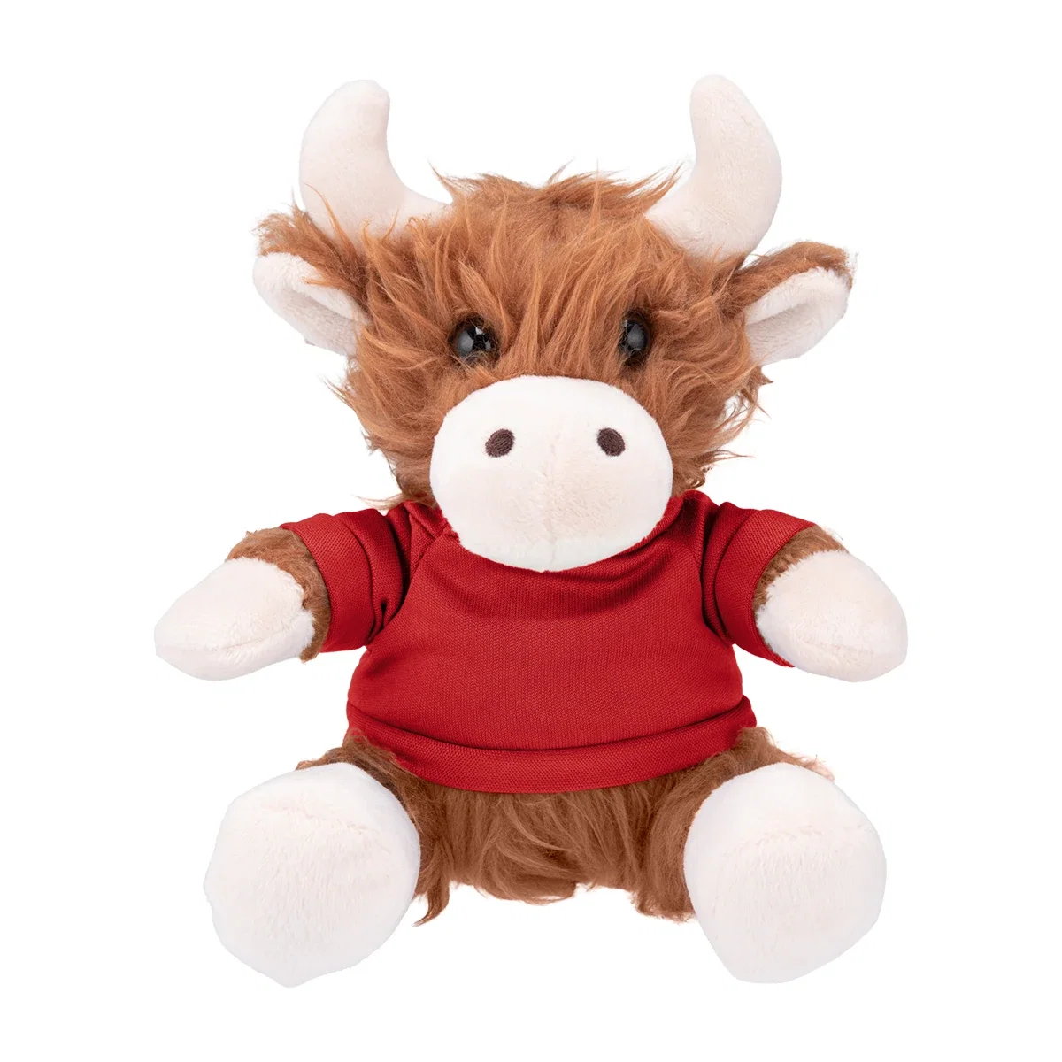 Seated profile of the little cow toy