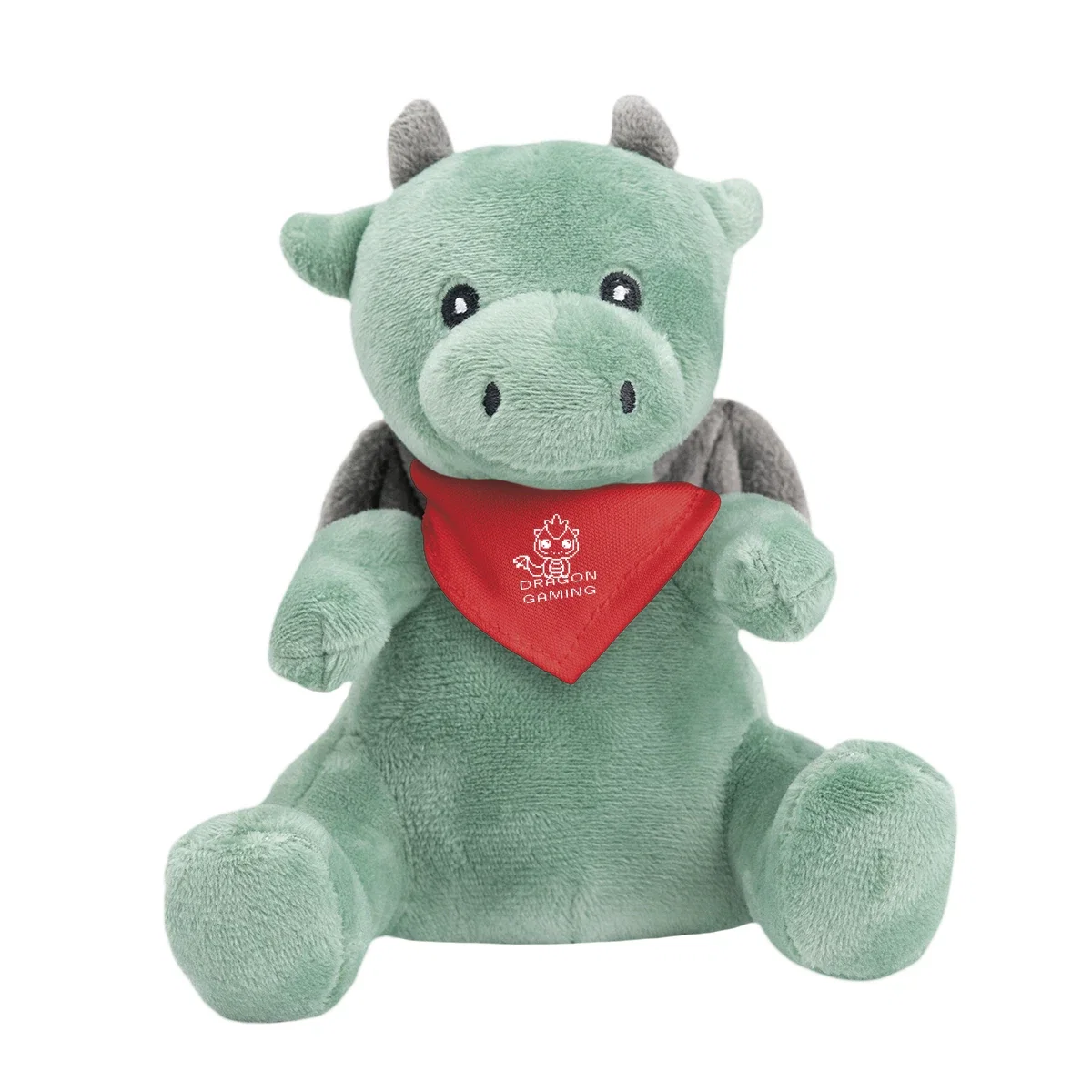 Branded dragon toy shown as a giveaway gift idea