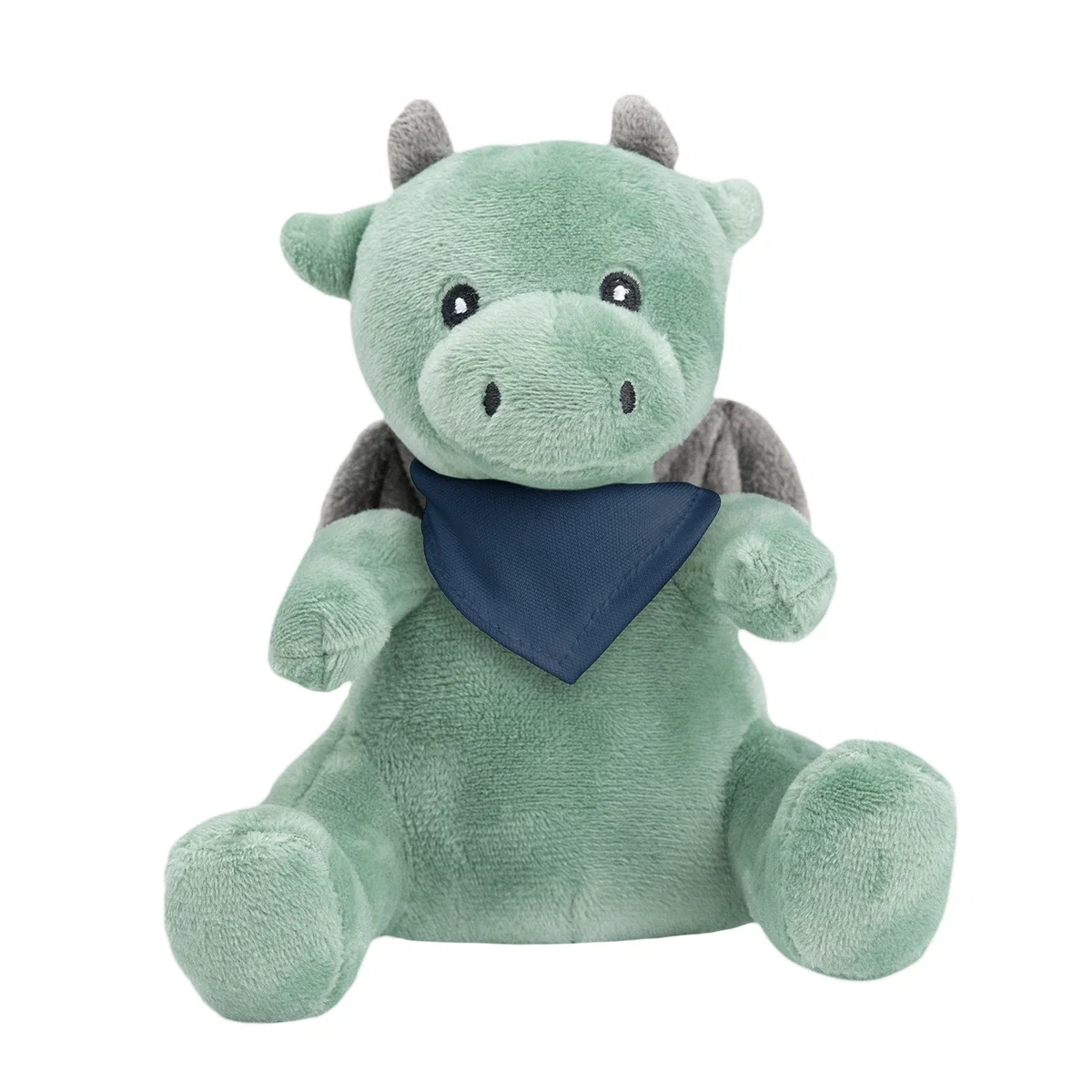 Plush dragon viewed from the opposite side