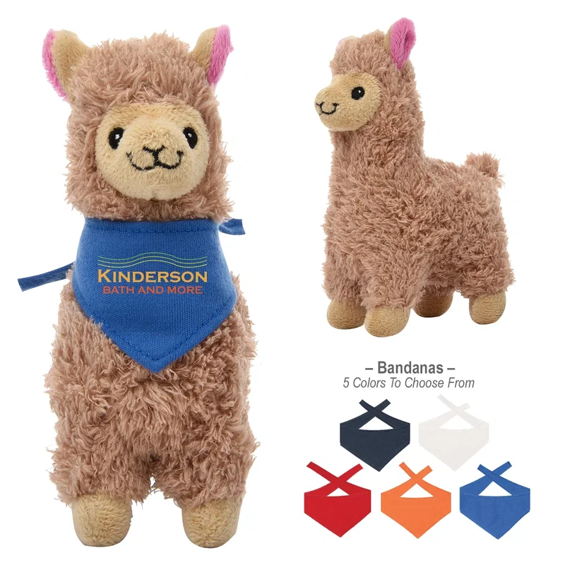 Face detail on the small llama figure