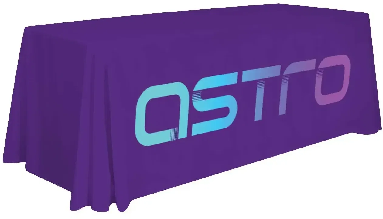 6' LazerLine 4-Sided Throw Full-Color Front Only — view 3