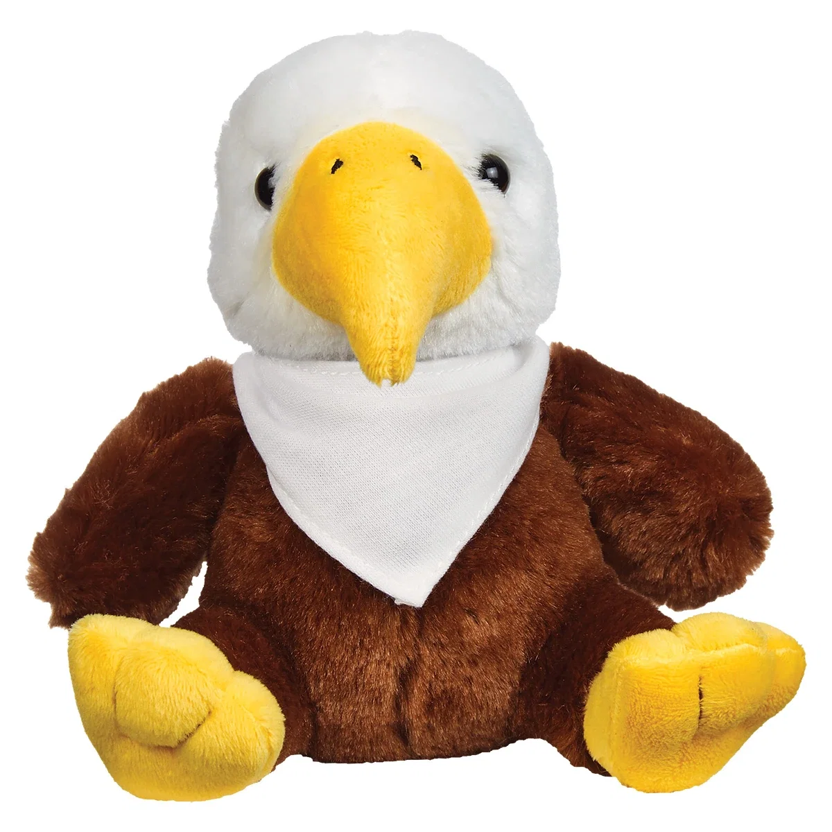 Front-facing pose showing both eyes and the beak