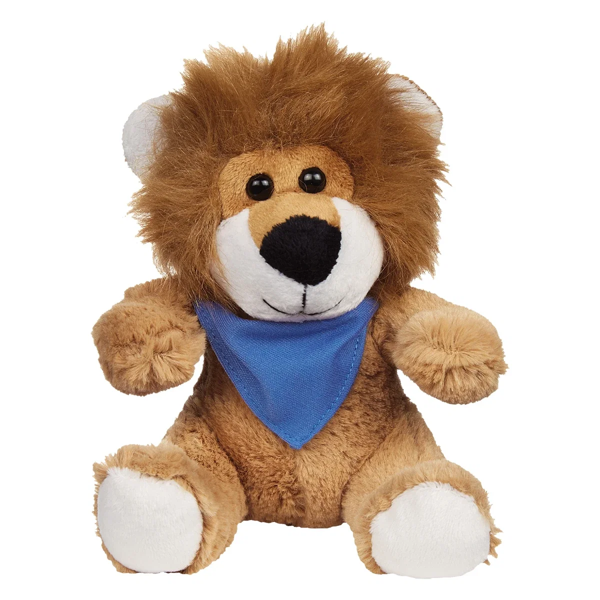 Branded lion toy shown as a giveaway gift idea