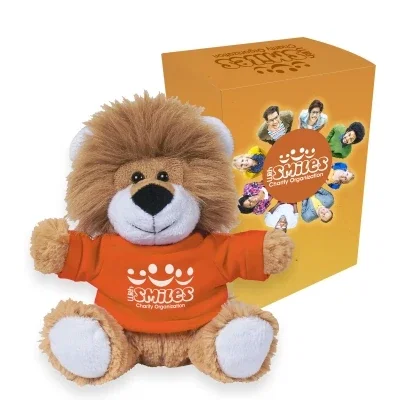 - 6" Lovable Lion With Custom Box