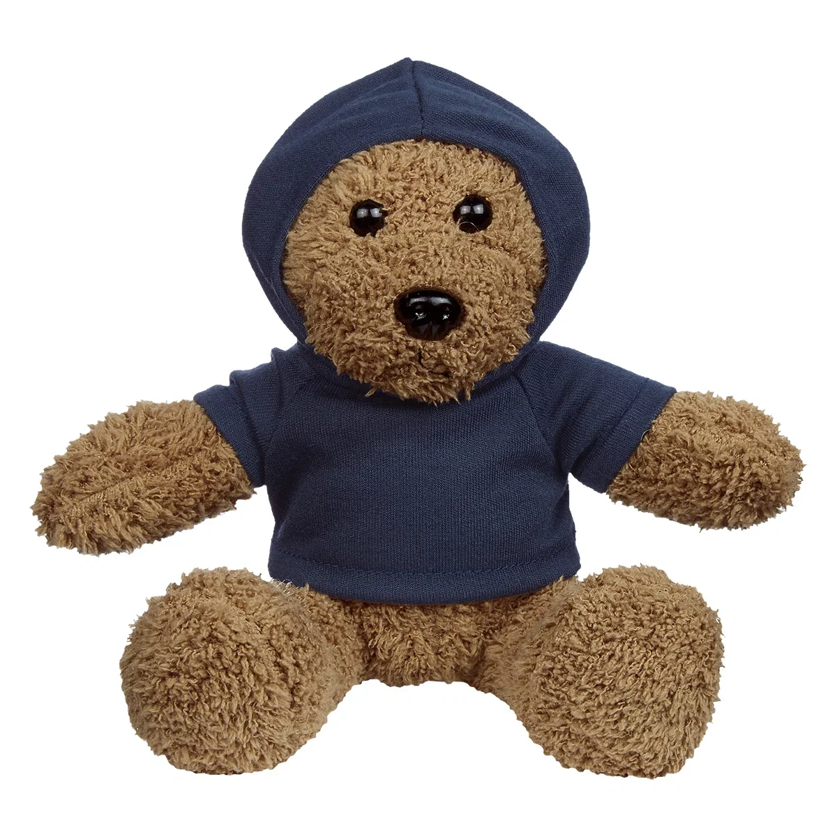 Full body shot of the rag bear on a flat surface