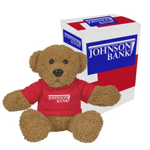 Ole' Time Rag Bear With Custom Box - 6"