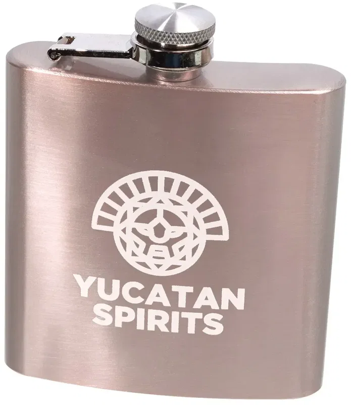 Personalized Stainless Steel Hip Flask - 6oz — view 11