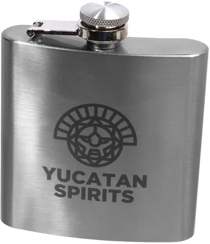 Personalized Stainless Steel Hip Flask - 6oz — view 12