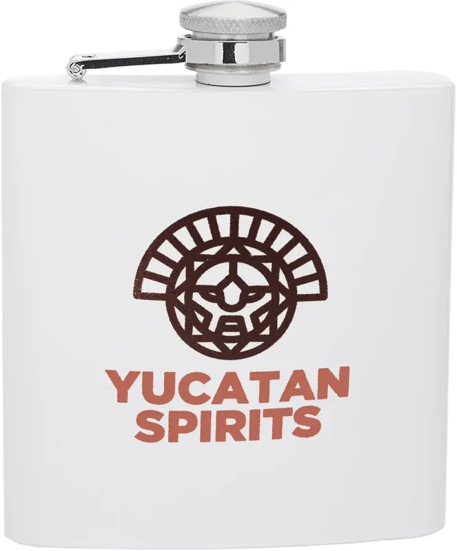 6 oz. Lazio Stainless Steel Hip Flask w/ Laser Engraving — view 12