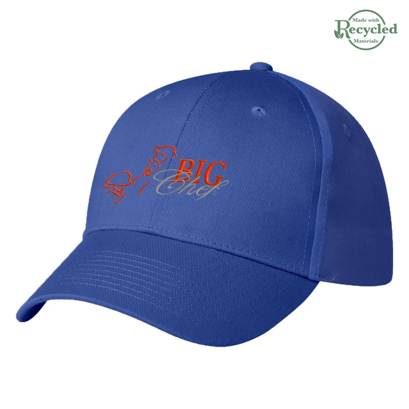 Logo 6 Panel Polyester Cap — view 5