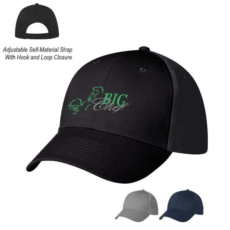 Logo 6 Panel Polyester Cap — view 7