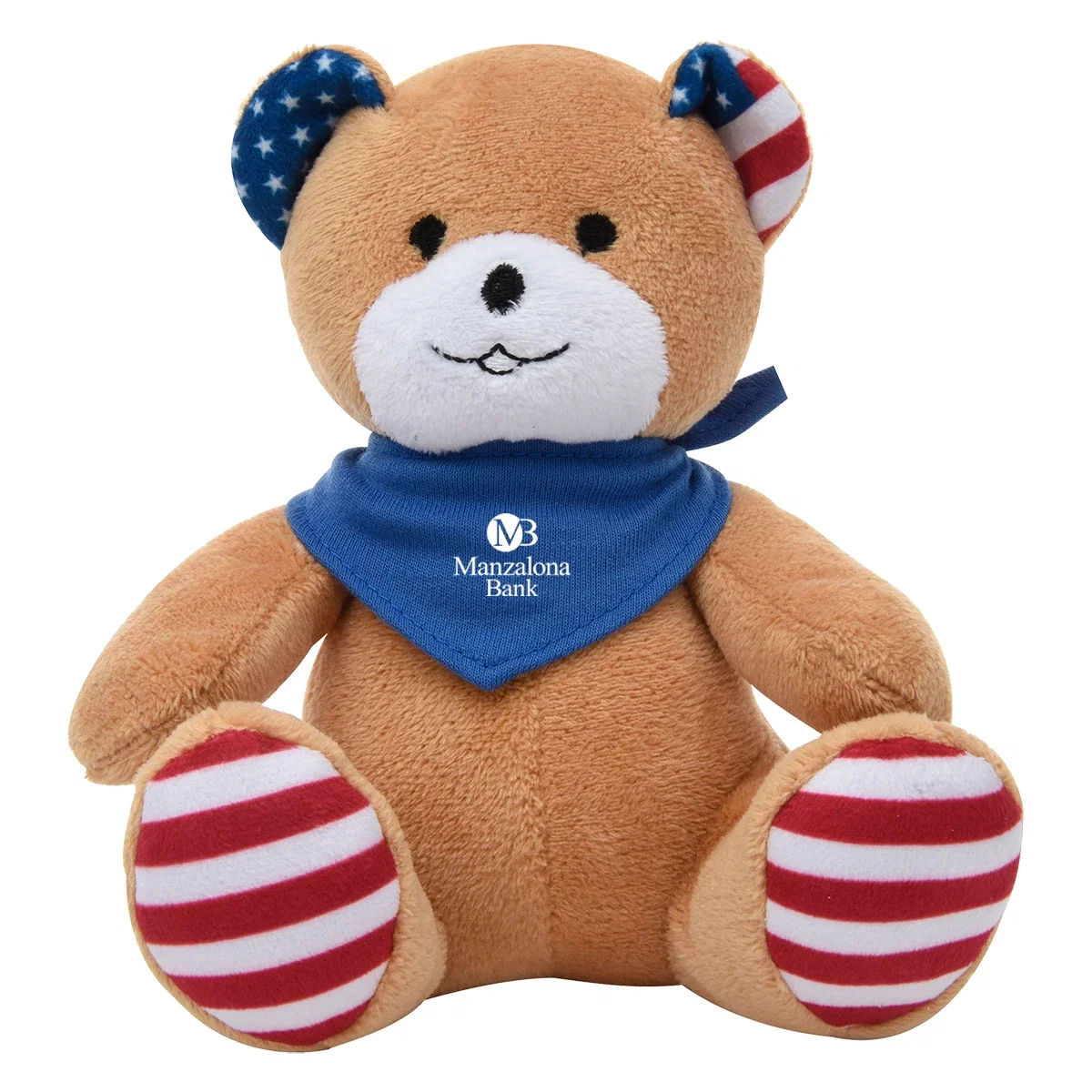 Eye-level portrait of the little bear toy