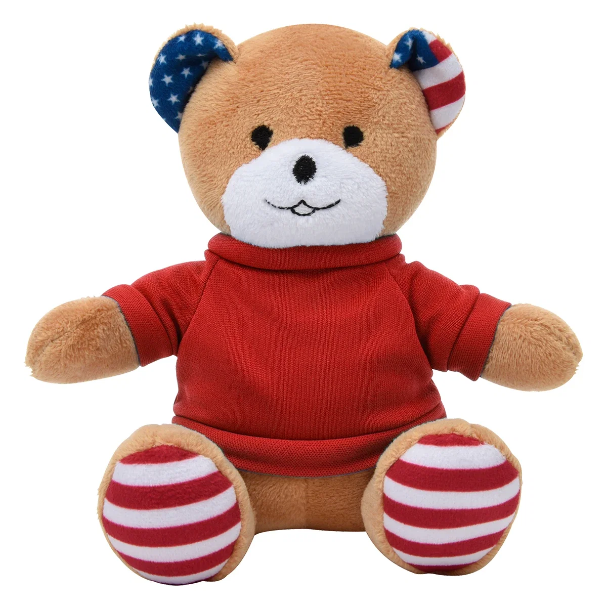 Branded bear toy shown as a giveaway gift idea