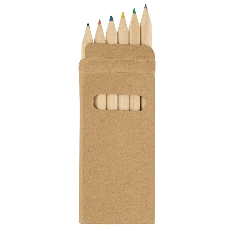 Sharpened tips lined up in a neat row