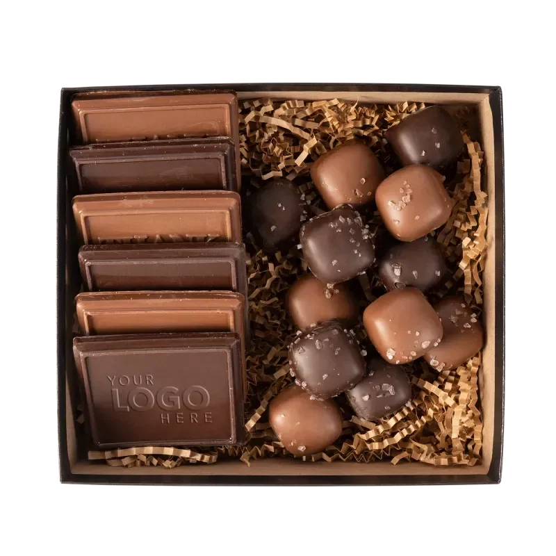 6 Piece Cookie Gift Box with Sea Salt Caramels — view 3