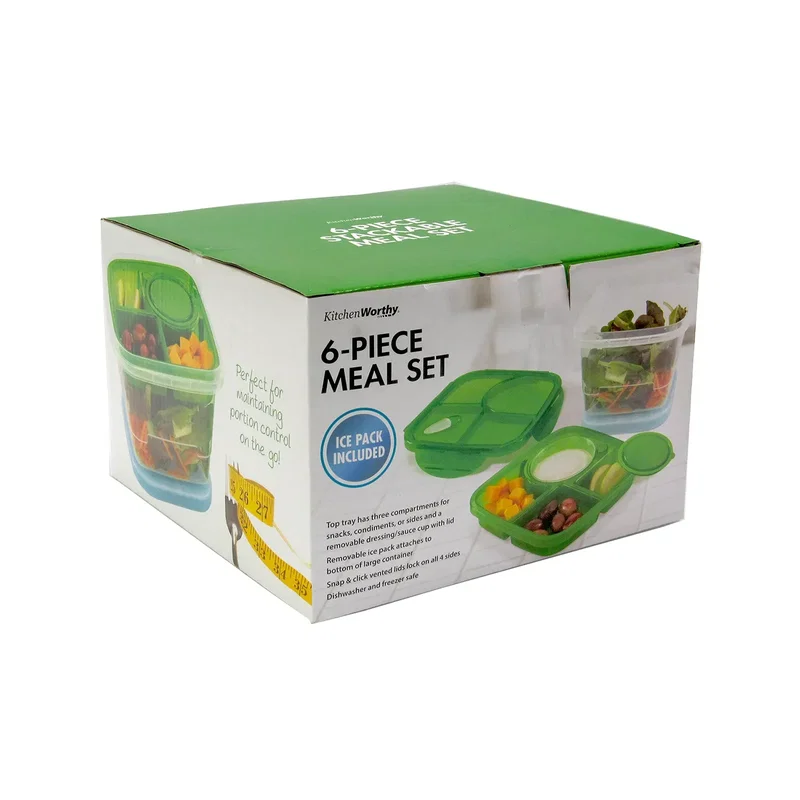 Personalized 6-Piece Meal Set with Ice Pack — view 3
