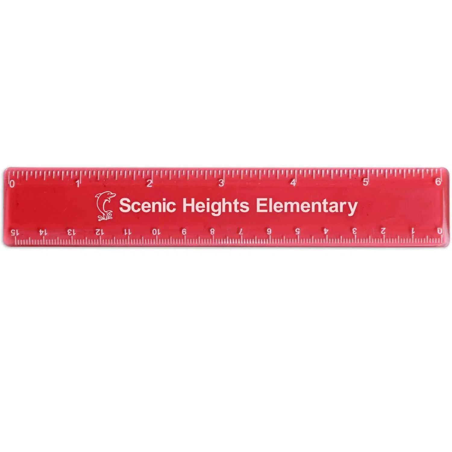6" Plastic Ruler — view 2