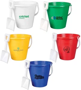 Custom Printed Sand Pail and Shovel - 6"