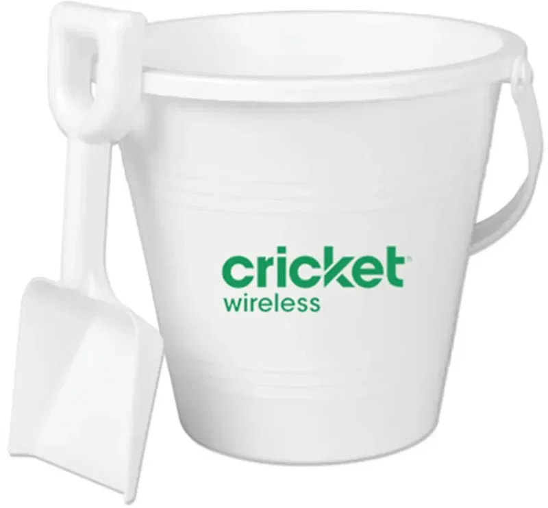 Custom Printed Sand Pail and Shovel - 6" — view 3