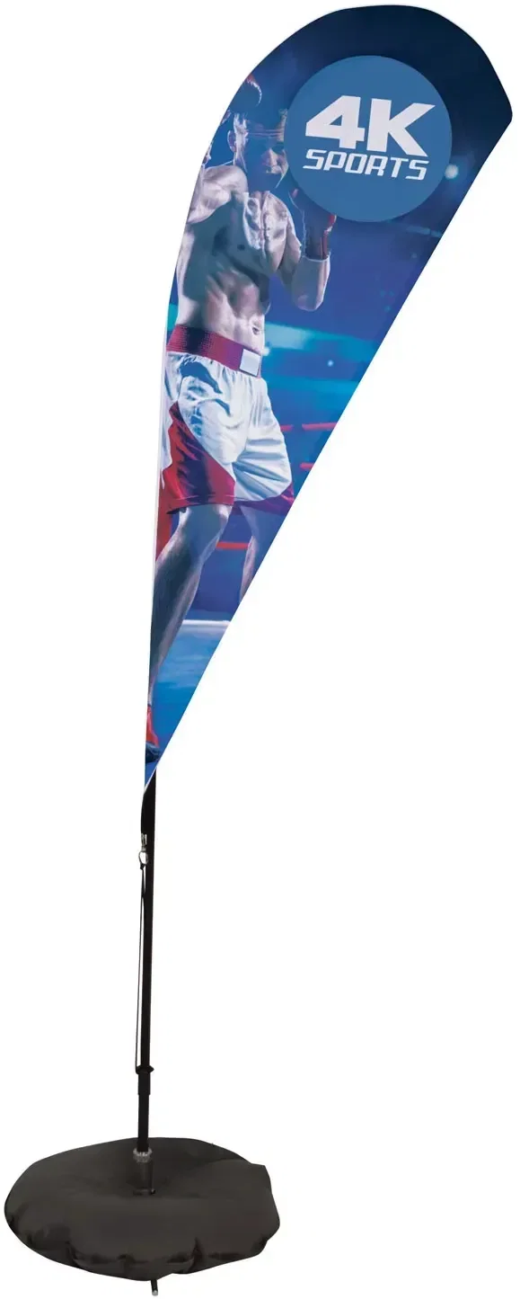 6' Streamline Teardrop Sail Sign Kit (Single-Sided with Scissor Base) — view 2
