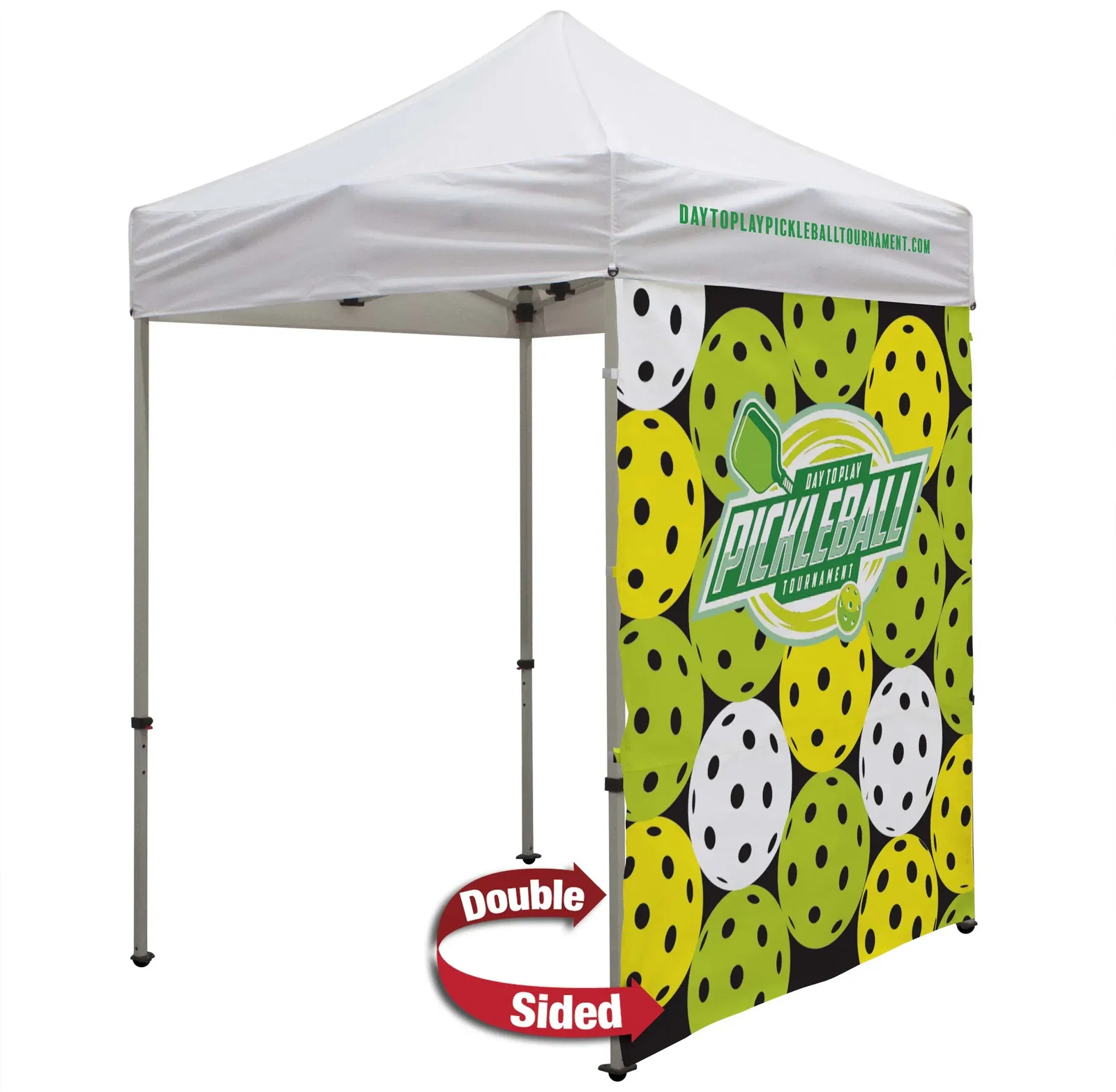 6' Tent Full Wall (Dye Sublimated, Double-Sided) — view 2