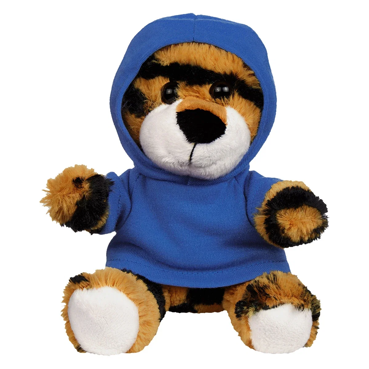 Lower body detail of the seated tiger toy