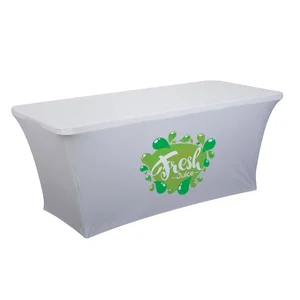 8' UltraFit Curve Table Throw (Full-Color Front Only)