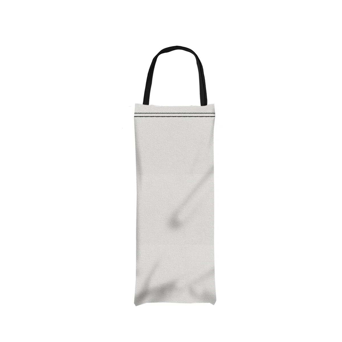 Printable front area shown on the plain white bag