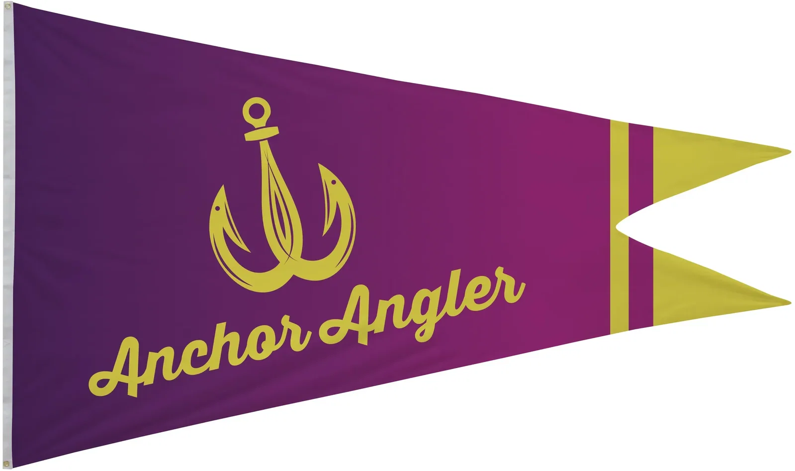 6' x 10' Nylon Burgee Flag Single-Sided — view 4