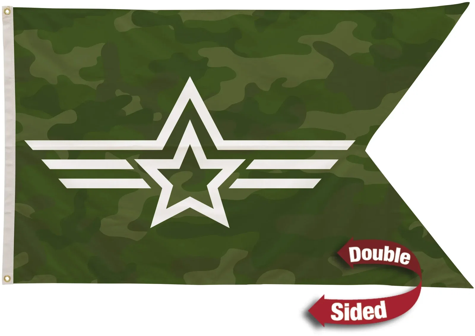 6' x 10' Polyester Guidon Flag Double-Sided — view 2