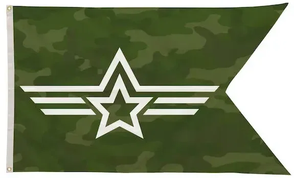 6' x 10' Polyester Guidon Flag Single-Sided