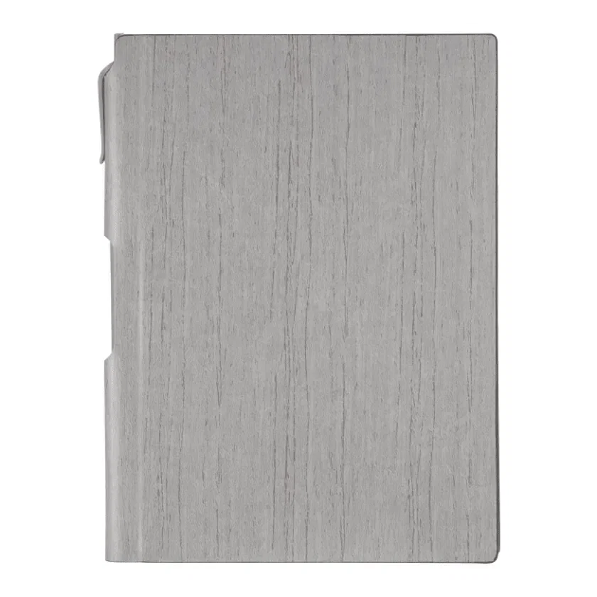 Branded Bari Notebook with Pen - 6" x 8.5" (FSC® Mix) — view 2