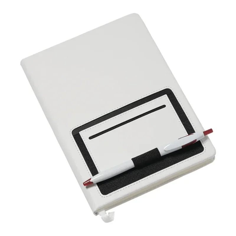 Personalized Moda Notebook with Pen Loop - 6" x 8" — view 8