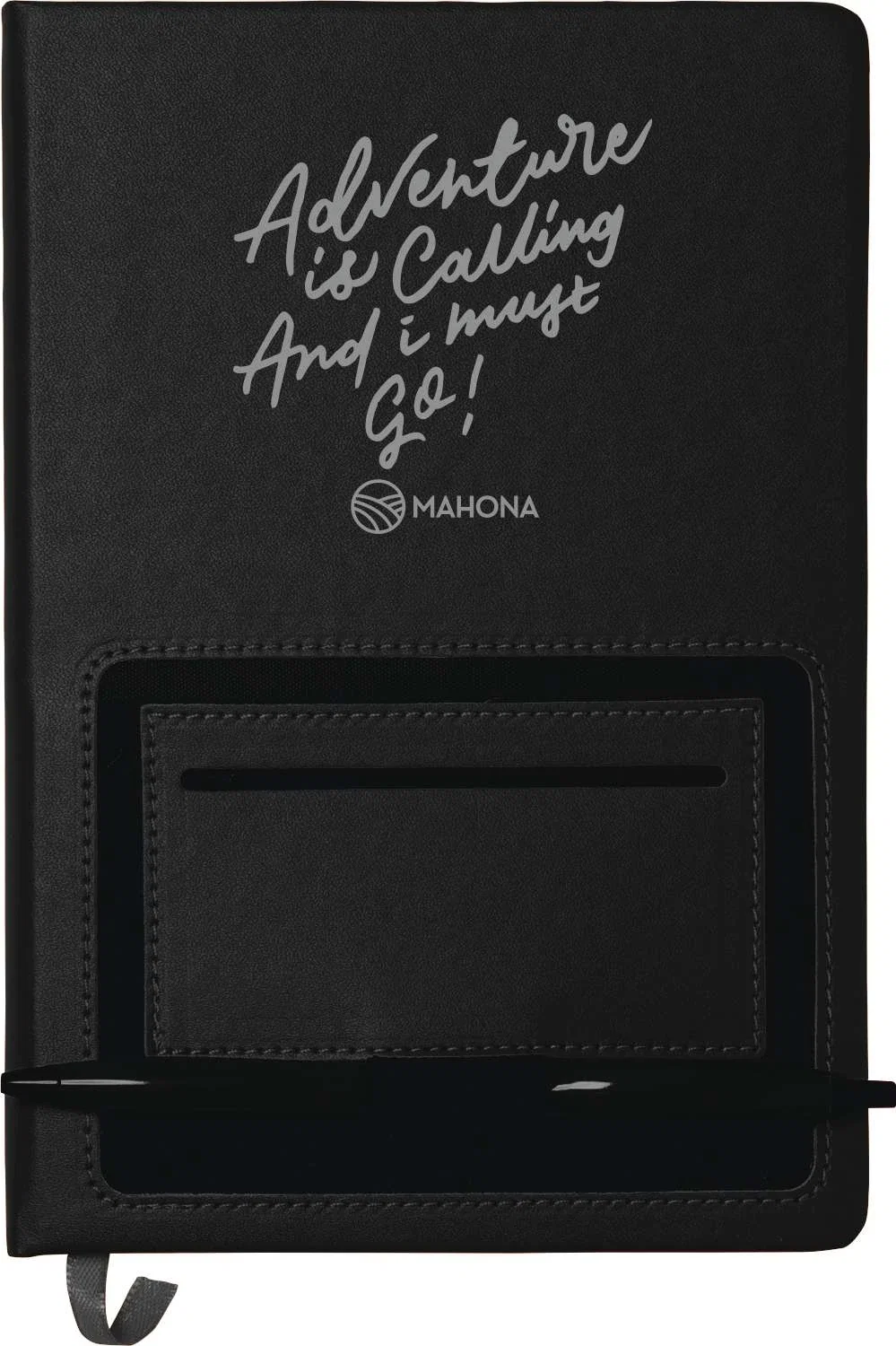 Personalized Moda Notebook with Pen Loop - 6" x 8" — view 12