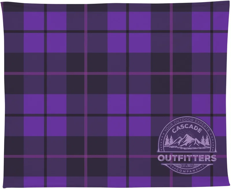 60" x 80" Fleece Blanket Dye Sub — view 2