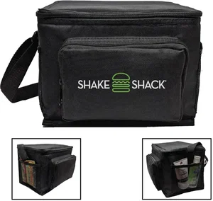 Custom 6-Pack Cooler with Side Pockets & Pouch