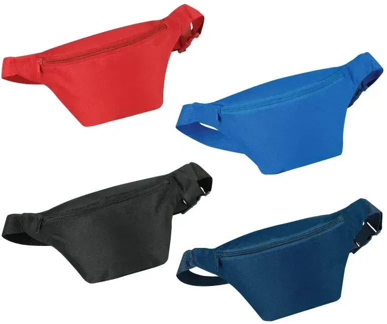 600D Polyester Zippered Fanny Pack — view 6