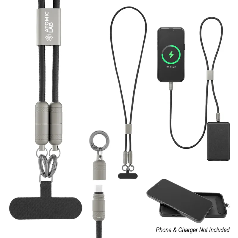 60W Charging Cable Lanyard With Phone Tether — view 2