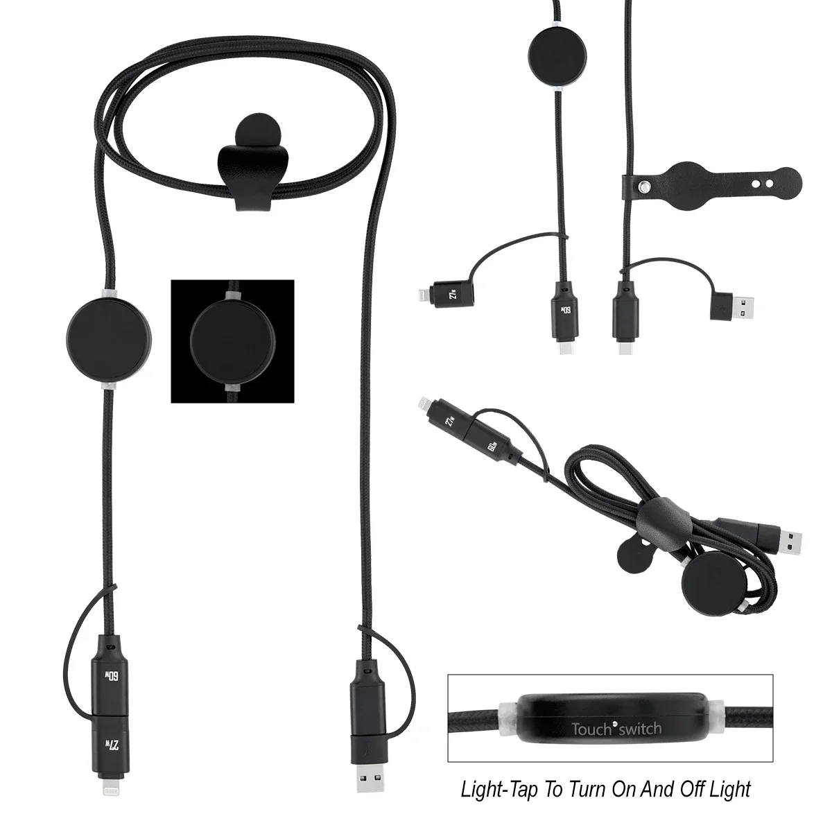Cord stretched out to reach an outlet across a desk