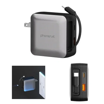 Rear of the adapter showing the wall plug