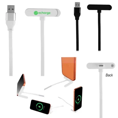 Three-foot 65W charging cable with a built-in fold-out stand